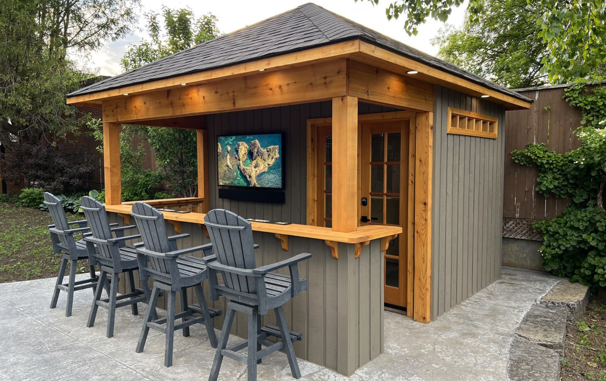 12' x 12' Barside Pool Cabana